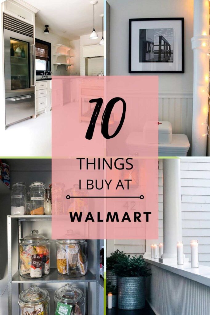 10 things you might not be buying at Walmart but should. From candles to glass storage containers, it's a great place for everyday items.