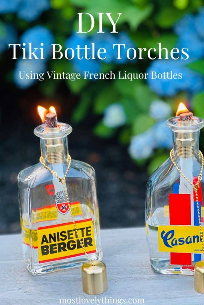 DIY Tiki bottle Torches 