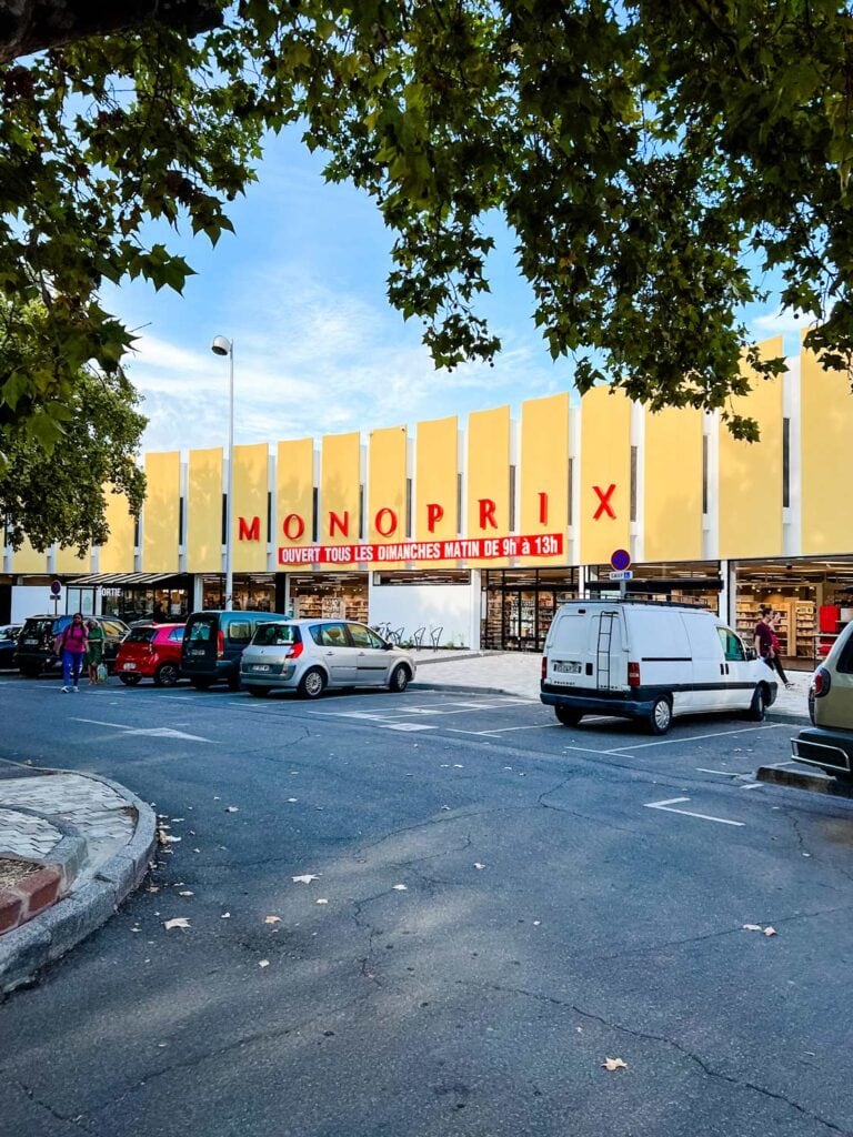 An old Monoprix store in Arles, France.