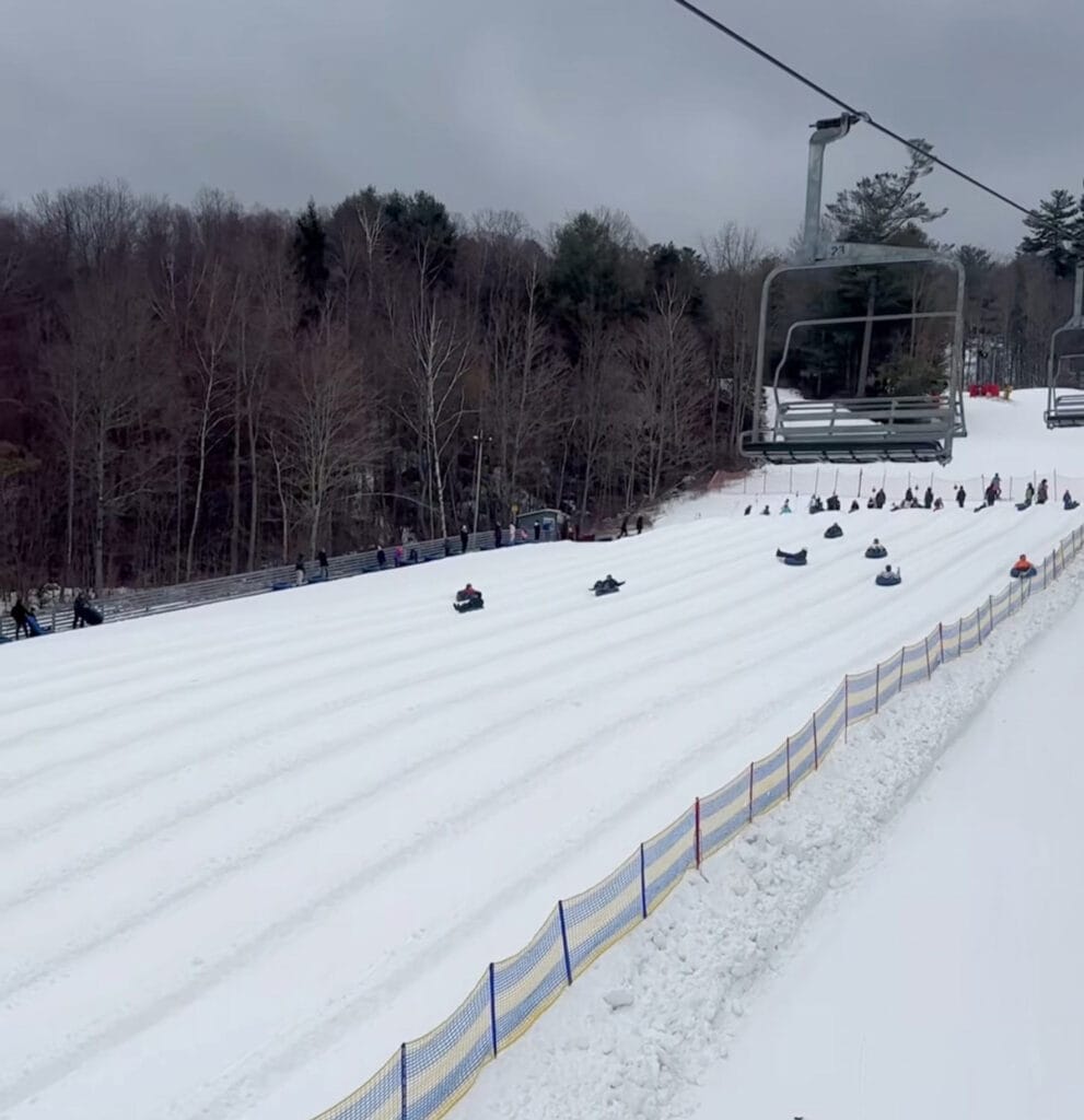 Tubing is one of the services offered at Mohawk Mountain Ski Resort.