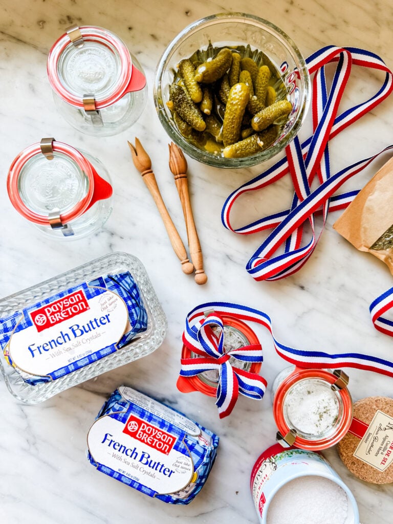 Salt and French butter can also be wrapped up and given as gifts to friends and family.