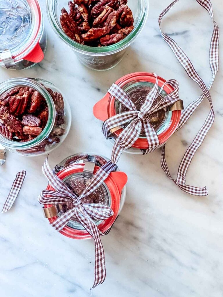 Sweet + Spicy Candied Nuts (A Simple Homemade Gift)
