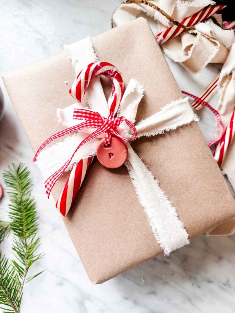 Make Simple Air-Dry Clay Initial Tags