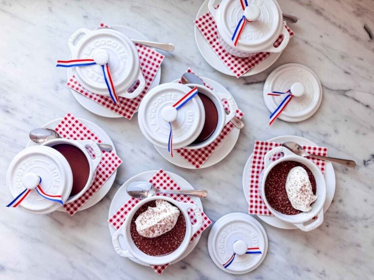 Chocolate Pot de Crème for Valentine’s Day