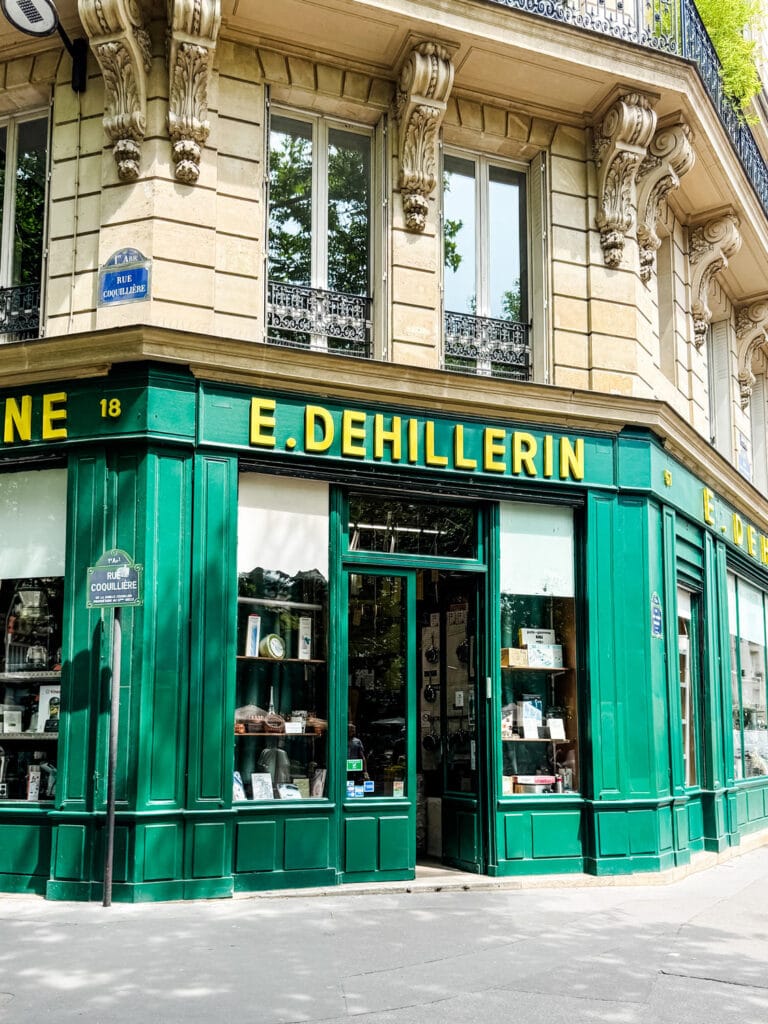 The famous kitchen storefront in Paris, E. Dehillerin. 