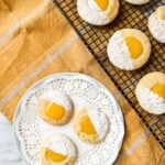 Lemon curd thumbprint