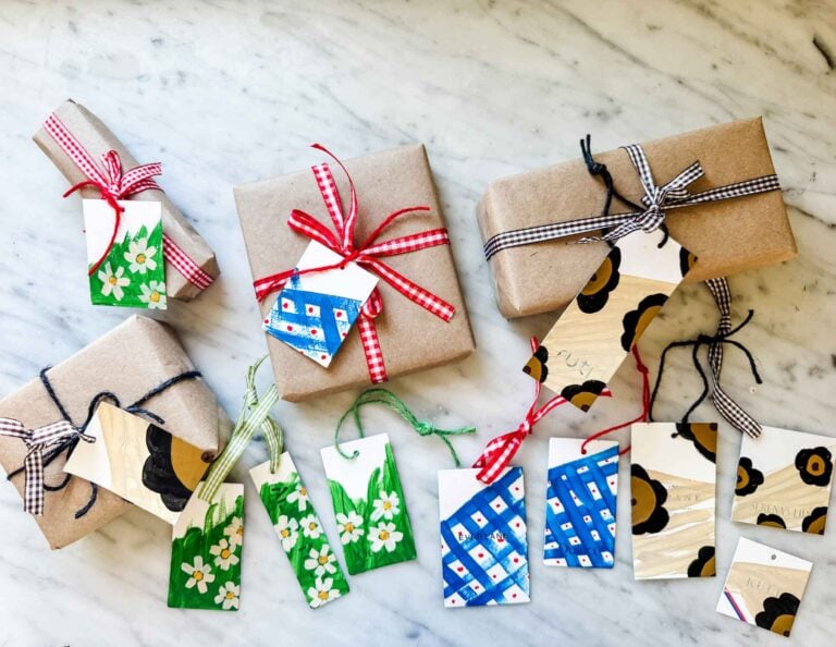 Upcycled Clothing Tags Make the Best Gift Tags