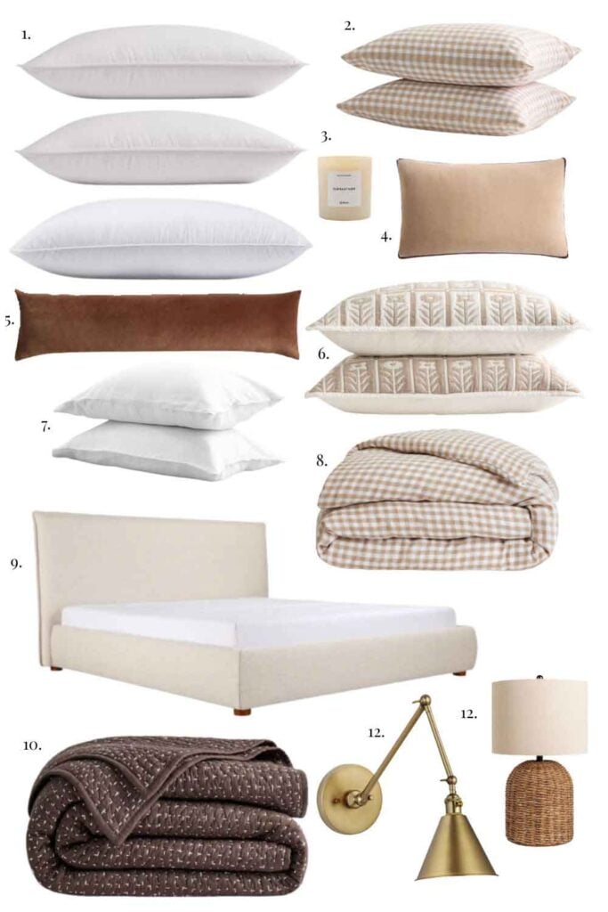 Quince prodcuts on graphic with numbers.