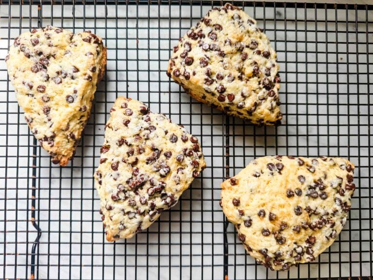 Make Ahead Chocolate Chip Scones