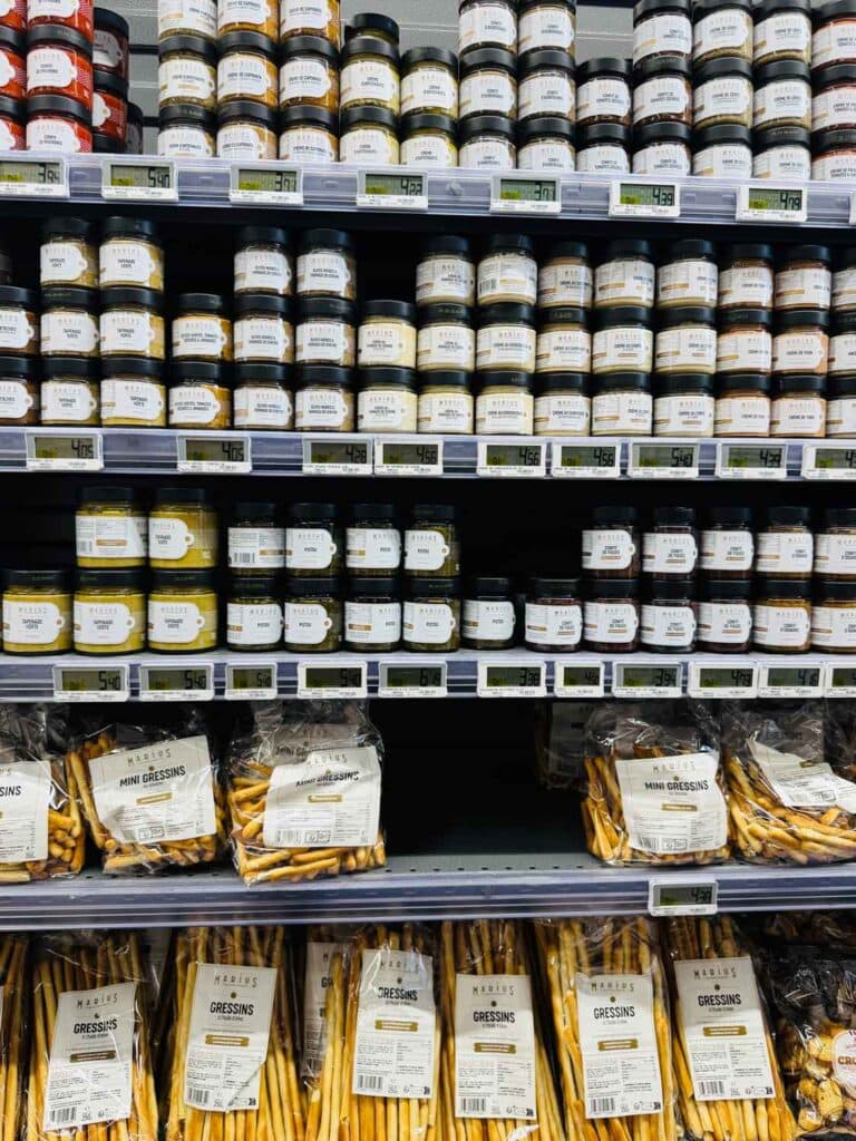 You can also find many varieties of tapenades and crackers in the grocery stores in France.