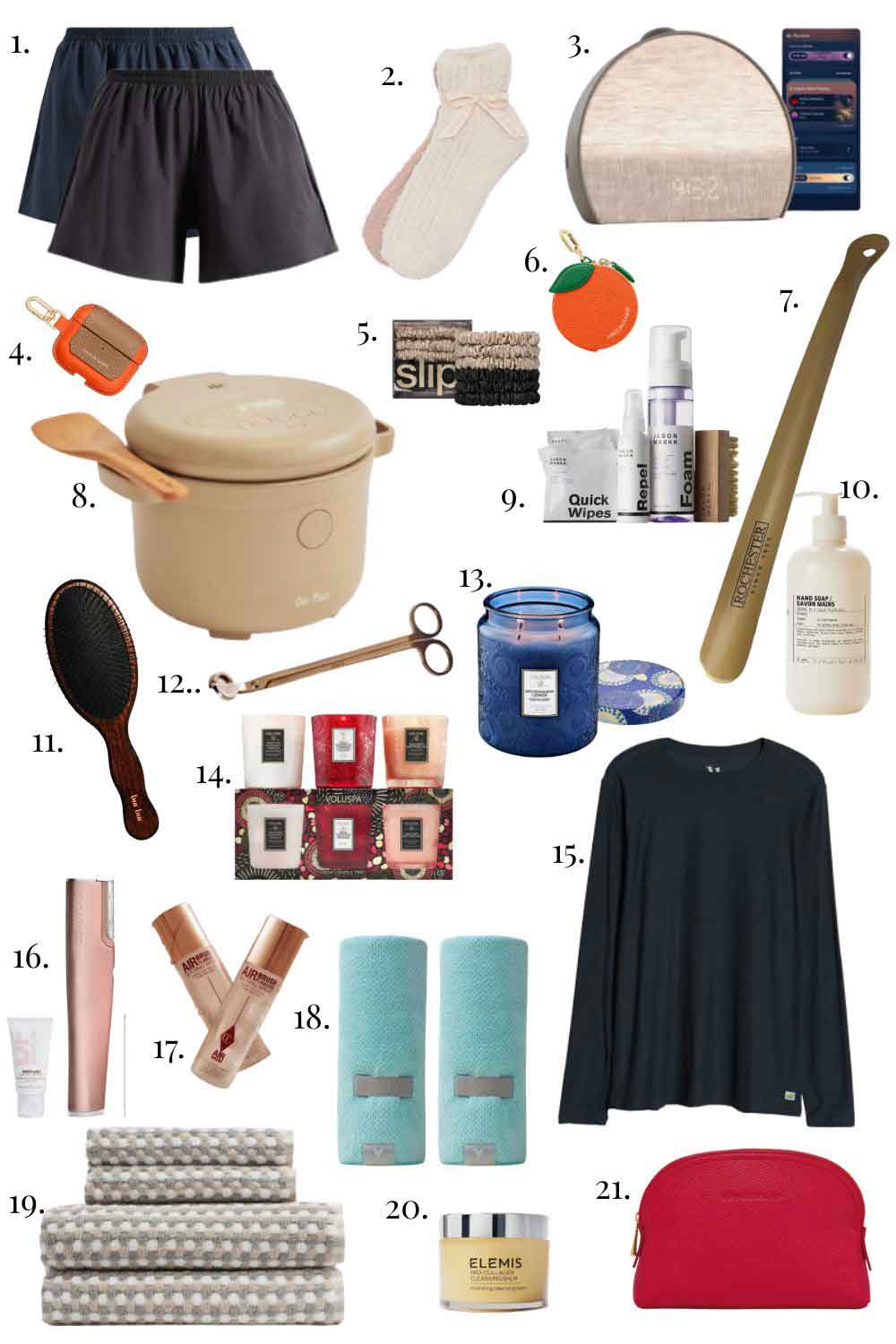 Gprahic with miscellaneous items.