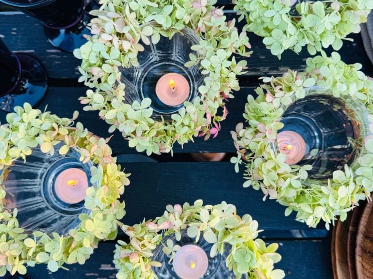 Make Simple Flower Crown Votives