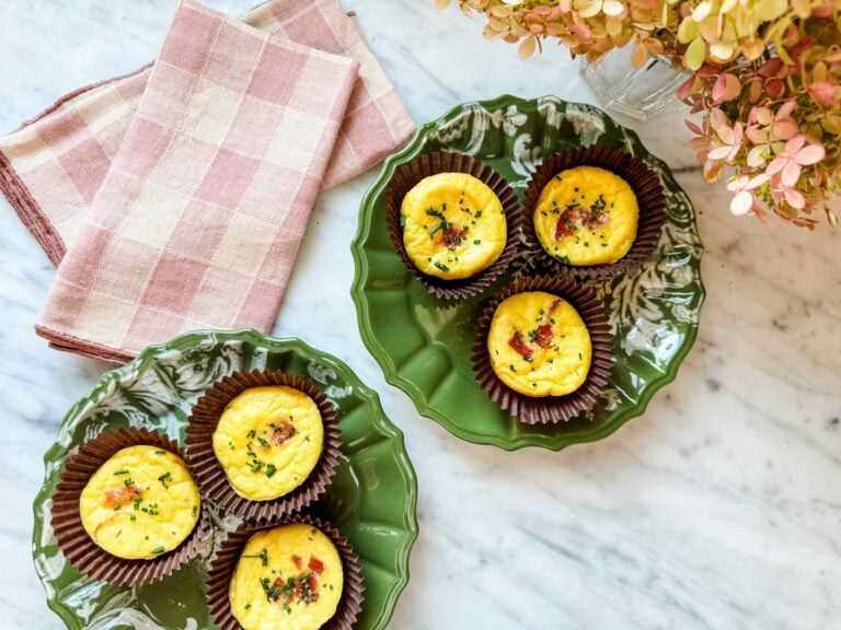 Cottage Cheese Egg Bites with Gruyère and Bacon